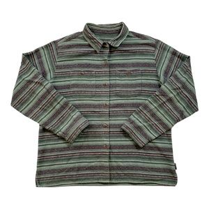 Woolrich Flannel Button Up Shirt Aztec Stripe